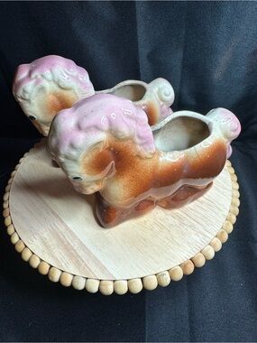 vintage ceramic planters  American Bisque art of 2